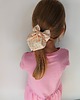 dziewczynka - inne Gumka jedwabna z kokardą MINI scrunchie pastel dots 2