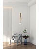 kinkiety Lampa Ścienna Kinkiet Ścienny Baglio Złoty 69 cm 6