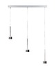 lampy wiszące 3-punktowa lampa wisząca do kuchni BORNEO GOLD 6