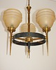 lampy wiszące Żyrandol vintage z lat 60., Mid-Century Modern 6