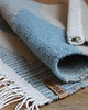 Ozdoby na ścianę Ręcznie tkany kilim  - wełniana makatka - CHMURY 2