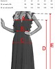 sukienki maxi damskie 315-3 EMILY sukienka z falbankami - CZERWONA 6
