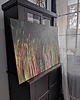 obrazy Obraz ręcznie malowany na płótnie 70 x 100 cm - abstrakcyjny pejzaż 2