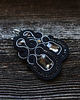 kolczyki soutache Czarne- kolczyki sutasz 5