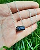 srebrne naszyjniki Naszyjnik  z czarnym turmalinem BLACK 3