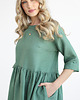 sukienki mini damskie Lniana Sukienka DAISY EUCALYPTUS GREEN 5
