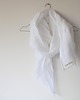 szale damskie Lniany szal XXL - biały - unisex 3