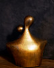 figurki i rzeźby Rzeźba z gipsu, Para Zakochanych, ogniste złoto, wys. 11,8 cm 1