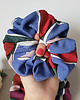 gumki do włosów Gumka Maxi Scrunchie Retro jeans 2