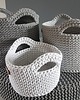 kosze do przechowywania Kosz ze sznurka bawełnianego handmade 2
