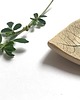 patery i talerze Listek ceramiczny naturalny 1