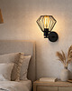 kinkiety Czarny kinkiet w stylu loft DUBLIN LOFT 2