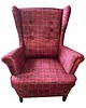 fotele Fotel uszak Szkocja we wzory, patchwork, welurowy 5
