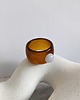 pierścionek z żywicy Masywny Pierścionek z Kamieniem Naturalnym Chunky Jelly Ring 1 1