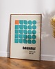 plakaty Minimalistyczny plakat - Bauhaus #14 - Do salonu, sypialni, biura 1