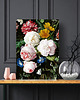 plakaty Plakat Kwiaty w bliskim kadrze Black flowers 2