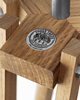 lampy podłogowe Lampa podłogowa LEEA - STEEL OAK.  Abażur fornir  dąb. 7