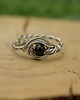 pierścionki - różne Pierścionek regulowany czarny agat wire wrapping 1