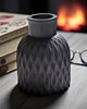 wazony Wazon z gipsu w kolorze czarnym DEEP BLACK 1