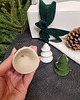 dekoracje świąteczne Ceramiczne choinki dekoracyjne - zestaw 2