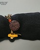 bransoletki z kamieni naturalnych Ekskluzywna bransoletka z mixu bursztynu i lawy elegancka handmade PREZENT lux 5