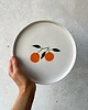 patery i talerze Talerz porcelanowy z pomarańczami LA LUZ / 21 cm 1