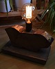 lampy - inne Lampa z plastra drewna loft japandi wabi-sabi /2/ 4