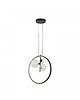 lampy wiszące Lampa Wisząca Lampa Metalowa LED Ring Czarna 40 cm 1