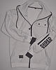 bluzy męskie Biała Bluza na suwak Shred Junkies 3