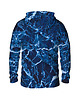 bluza z kapturem damska Damska Bluza z kapturem Marble Blue 1