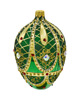 ozdoby choinkowe Bombka choinkowa: Ekskluzywne jajo Faberge z kamieniami: zielone 1