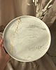 deski do krojenia i tace Taca gipsowa dekoracyjna 30 cm Marmur z płatkami złota 1