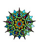 grafiki i ilustracje 53. MANDALA NA OSTRO - szmaragdowa - rysunek, plakat. 1