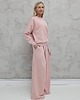 komplety damskie Sarai wygodny komplet bluza i szerokie spodnie z zakładkami Powder Pink 2