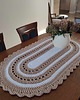 obrusy i serwetki Bieżnik owalny ze sznurka 70cmx120cm 2