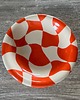 patery i talerze Talerz głęboki ORANGE GRID 1