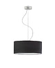 lampy wiszące Nowoczesna lampa wisząca do salonu w kolorze szarym HAJFA VELUR fi 40 5