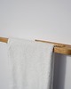 wieszaki Dębowy minimalistyczny wieszak ścienny do łazienki 3