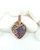 wisiory Zoisyt z rubinem wisiorek  wire wrapping 1