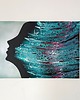 obrazy QUEEN OF THE NIGHT 60x90 Ręcznie malowany Duży obraz Abstrakcja do salonu 6