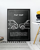 plakaty Plakat Polska Motoryzacja - Fiat 126p 2