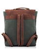 plecaki Plecak skórzany vintage płótno bawełna piaskowy Forester BT31 1