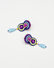 kolczyki soutache Kolorowe kolczyki na lato - sutasz 1