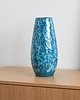 wazony Wazon ceramiczny błękitny, niemiecki design, lata 60, produkcja: Niemcy 1
