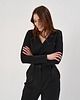 bluzki z długim rękawem damskie Czarny Longsleeve MALMO vn eck 1
