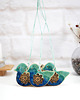 ozdoby choinkowe Turkusowe sikorki- ceramiczne ozdoby choinkowe 6