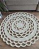dywany Dywan okrągły ze sznurka bawełnianego szydełkowy 90cm 4