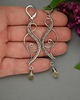 kolczyki wire wrapping Długie kolczyki krople cytryn wire wrapping 5