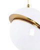 lampy wiszące Lampa Wisząca Sante Złota S 1