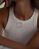 wisiory WAVES single BIG Circle / silver necklace 4